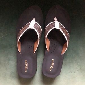 🌺Coach Flip Flops🌺